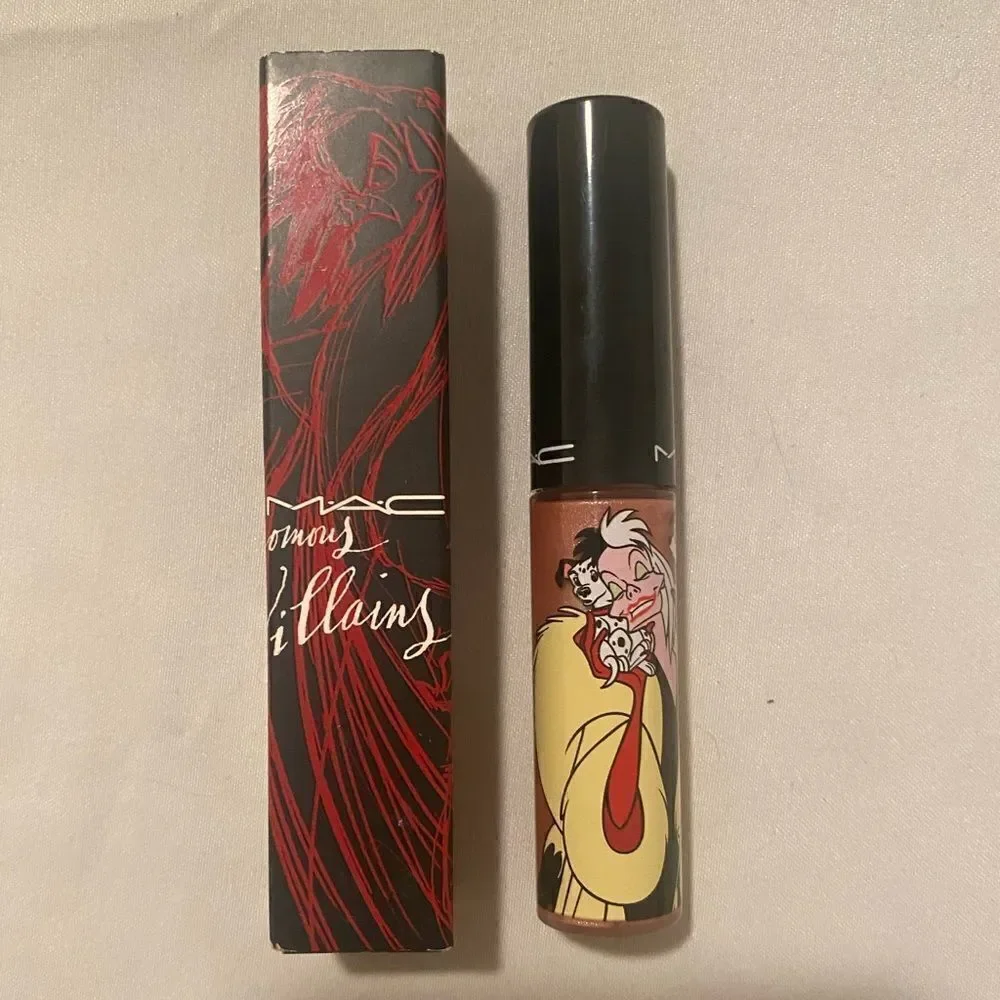 NIB MAC Venomous Villains Lipglass in “Devilishly Stylish”